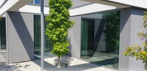 Gevelbekleding rondom luxe chalet Langbroek