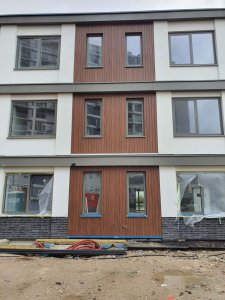 Gevelbekleding appartementen