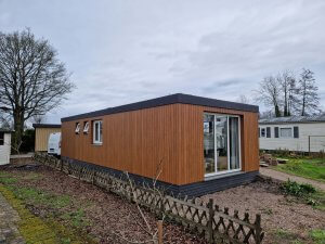 Gevelbekleding chalet in Culemborg